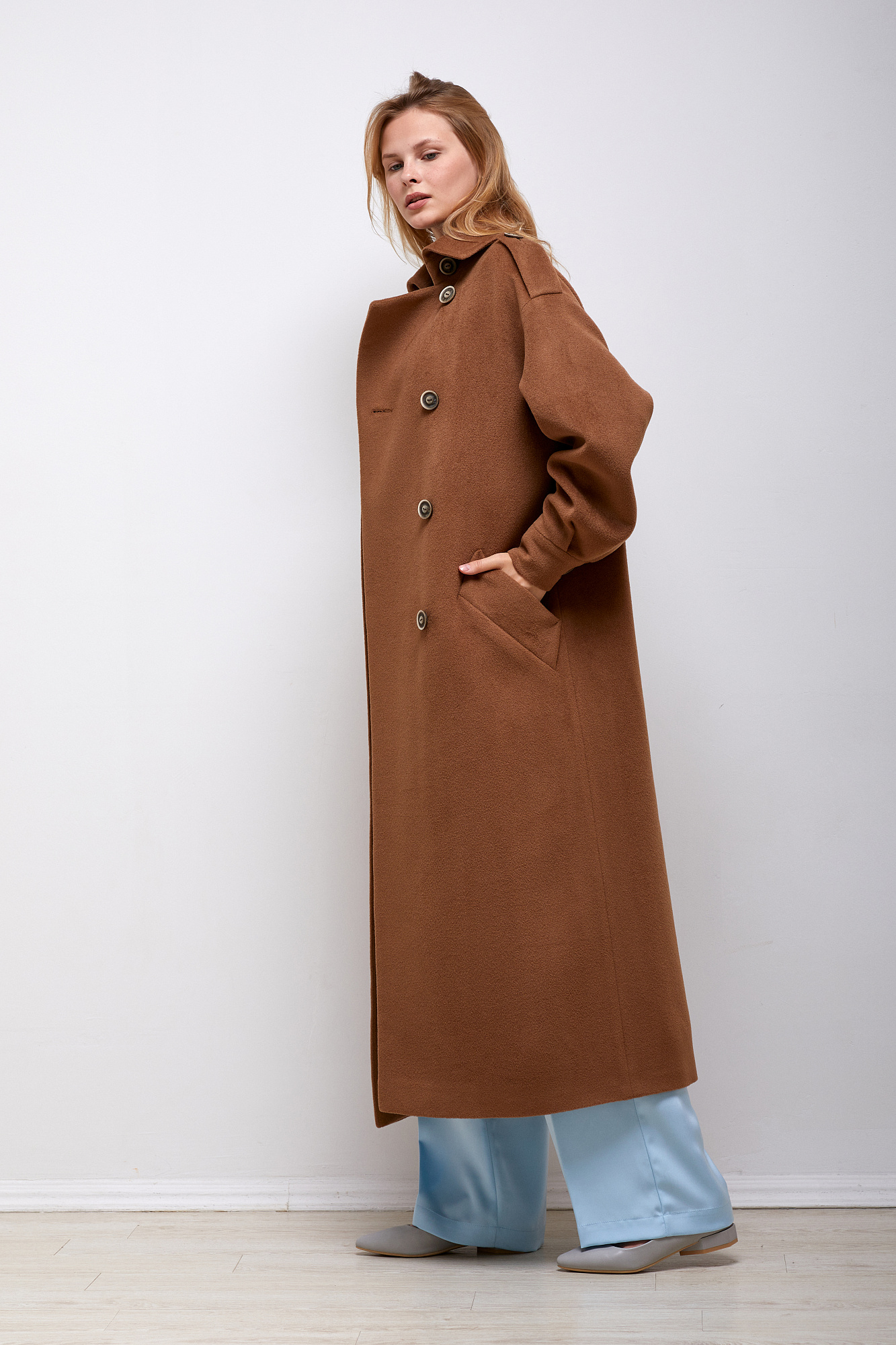 Женское демисезонное пальто 22232М19