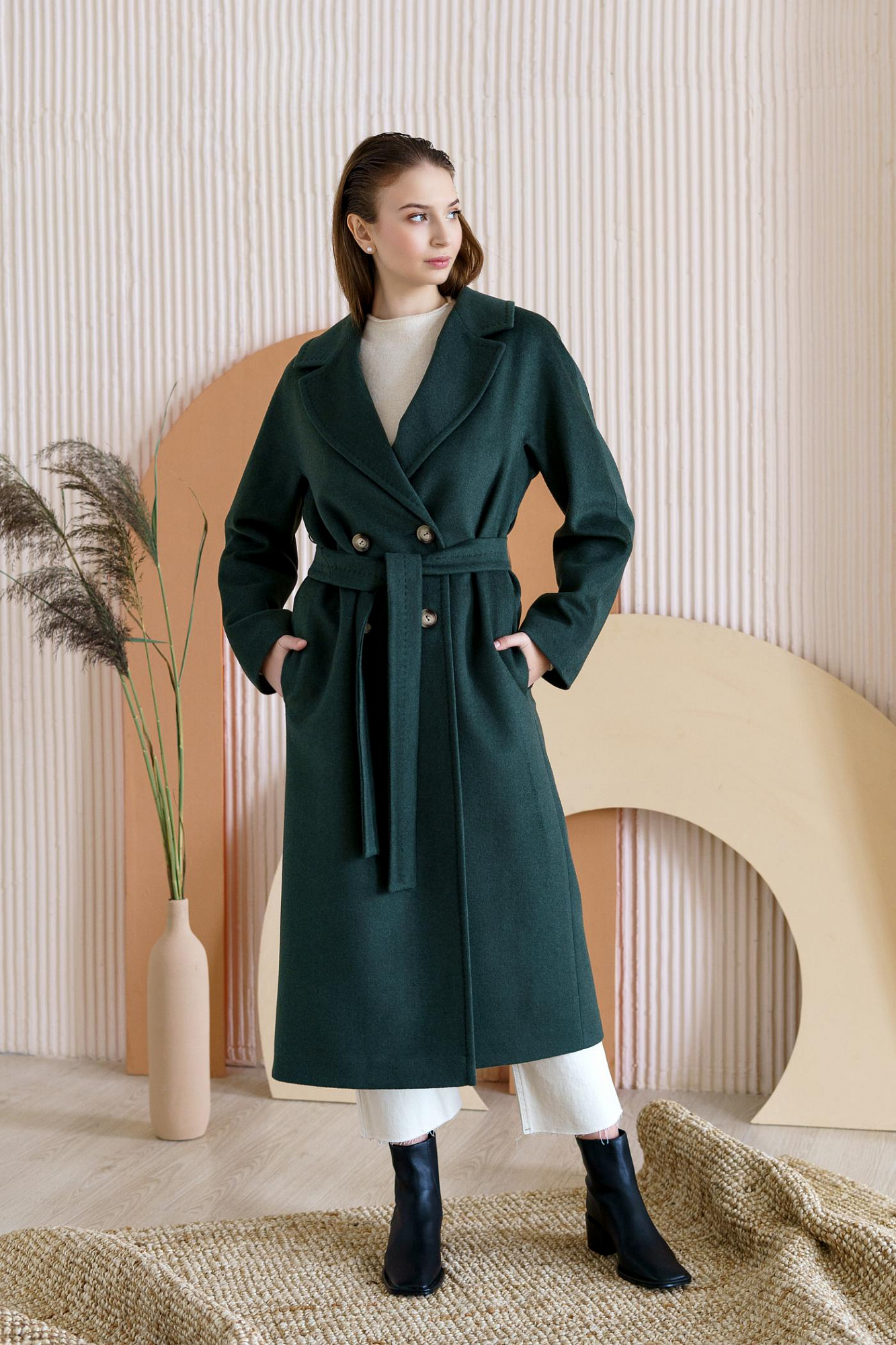 Женское демисезонное пальто 22М10