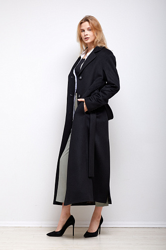 картинка Женское демисезонное пальто 2223037 магазин Одежда+ являющийся официальным дистрибьютором в России 