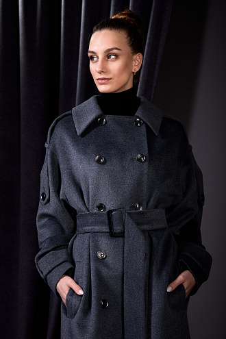 Женское демисезонное пальто 10–6