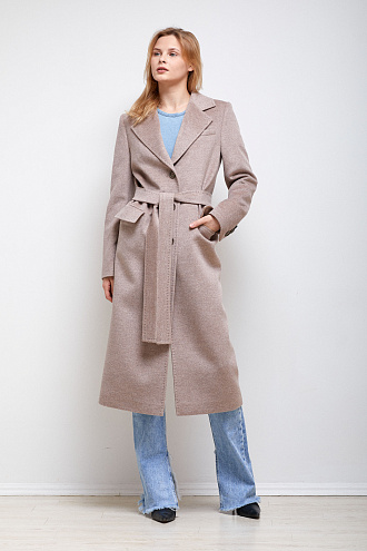 картинка Женское демисезонное пальто 2223501-42 магазин Одежда+ являющийся официальным дистрибьютором в России 