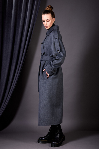 картинка Женское демисезонное пальто 10–6 магазин Одежда+ являющийся официальным дистрибьютором в России 