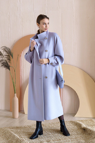 картинка Женское демисезонное пальто 22М20 магазин Одежда+ являющийся официальным дистрибьютором в России 