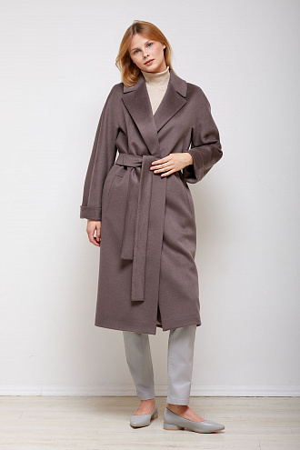 картинка Женское демисезонное пальто 2202325-6 магазин Одежда+ являющийся официальным дистрибьютором в России 