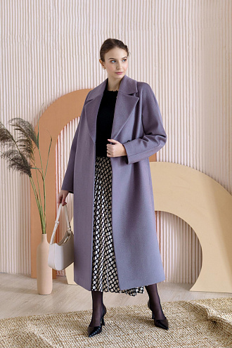 картинка Женское демисезонное пальто 25–3 магазин Одежда+ являющийся официальным дистрибьютором в России 
